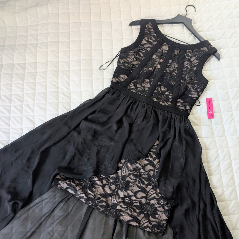 Morgan & Co. Black and Cream Dress